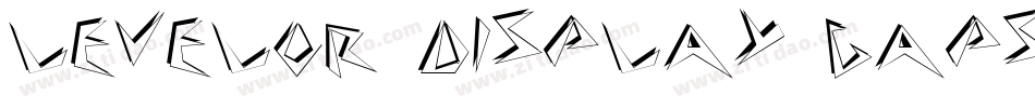 Levelor Display Caps SSi字体转换